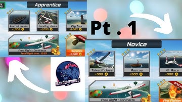 Flight Pilot Simulator Gameplay Pt.-1 l The RaNDomWoRLd