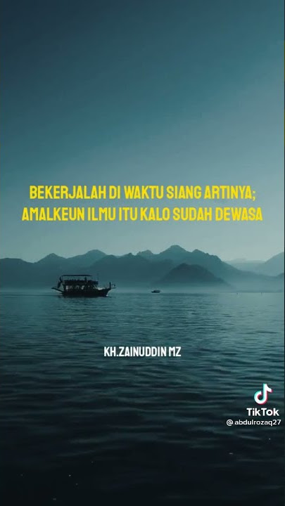 Mutiara Hikmah 11 Alm KH ZAINUDDIN MZ cocok untuk Snap WA#ceramah #zainuddinmz #shortsyoutube