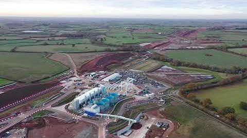 HS2 Construction - Long Itchington Wood Tunnel Boring Machine - 2021-12-02