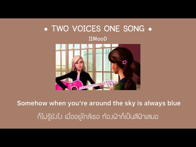 [ Thaisub ] Two voices one song - Barbie the diamond castle class=