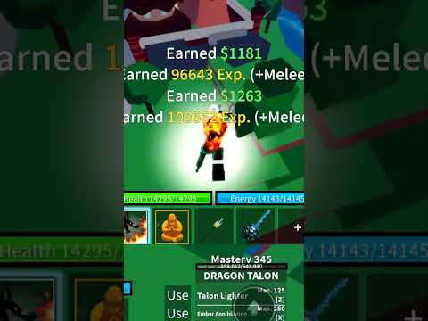Unlocking All Moves For Dragon Talon! (Blox Fruits| Roblox) #roblox #bloxfurit #bloxfruits #update