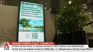 Mediacorp, Moove Media, SBS Transit sign deal to display content at MRT stations, bus interchanges