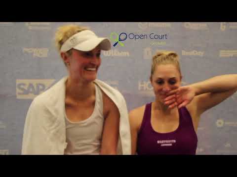 Dabrowski and Routliffe beat the No  1s - post-match interview