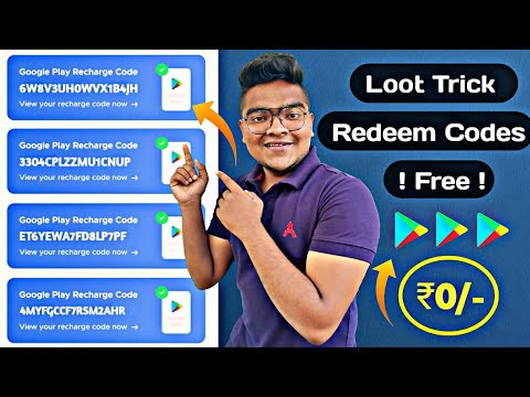 New Loot !! Free ₹0/- google Redeem codes for playstore || How to get free redeem codes