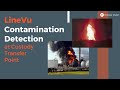 Using LineVu at custody transfer points improves accountability for pipeline contamination incidents. Gas is bought and sold at custody transfer points on a dry gas basis. LineVu is revealing glycol and compressor oil carryover that, up to now, passed on-line gas analysers without tripping an alarm. With the extra knowledge that the gas is wet, flow computers can be corrected, operators can make better decisions regarding the acceptability of gas, and pigging operations can be optimised.