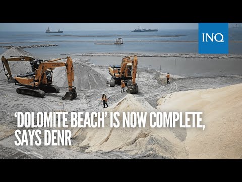 ‘Dolomite Beach’ is now complete, says DENR