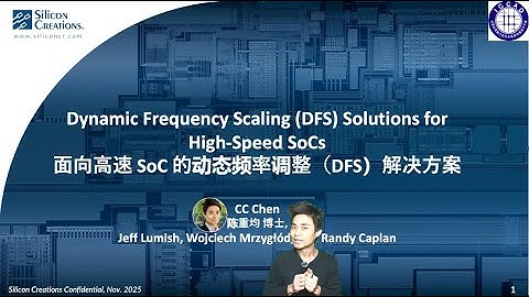 2025 ICCAD: Dynamic Frequency Scaling (DFS)-oplossing voor snelle SoC