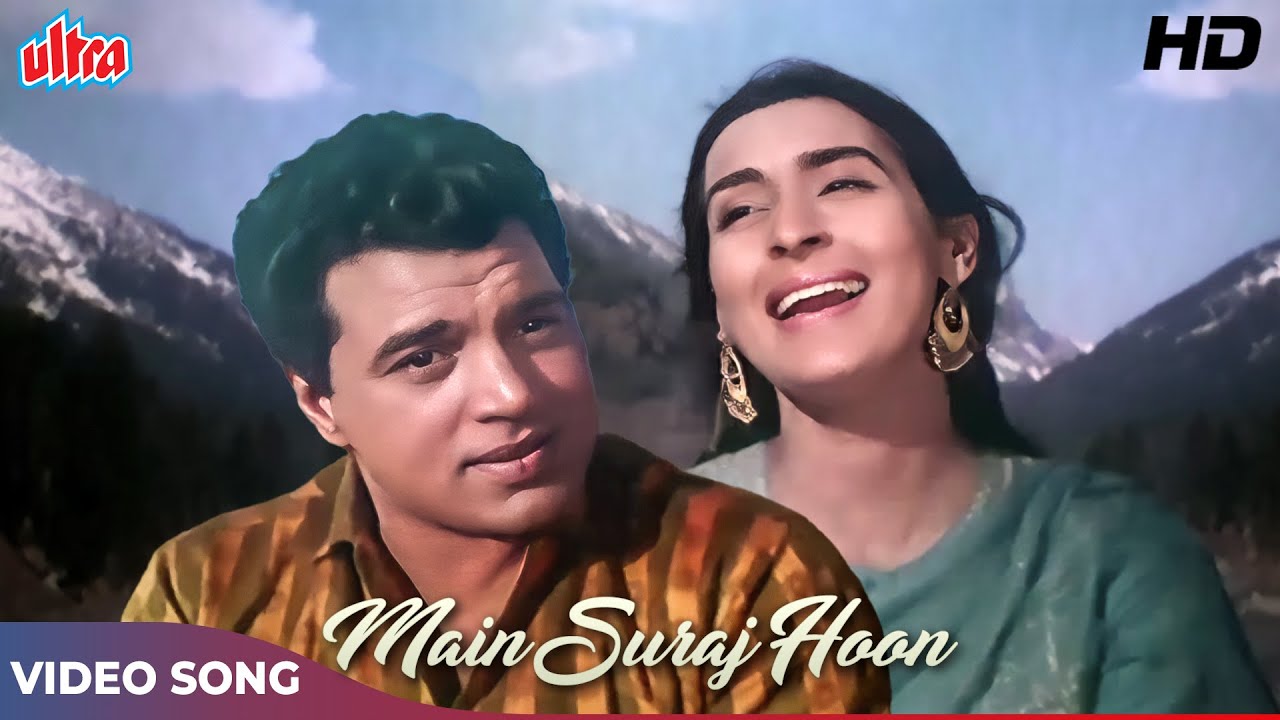 Main Suraj Hoon Tu Meri Kiran 4K Romantic Song   Mohd Rafi Asha Bhosle   Dharmendra Nutan