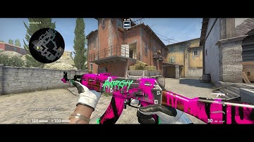 AK 47 Neon Revolution Factory New Showcase CS:GO (3440x1440 res 21:9)