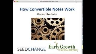 How Convertible Notes Work, Part 1