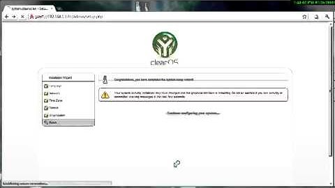 ClearOS 5.2  Setup and Configure