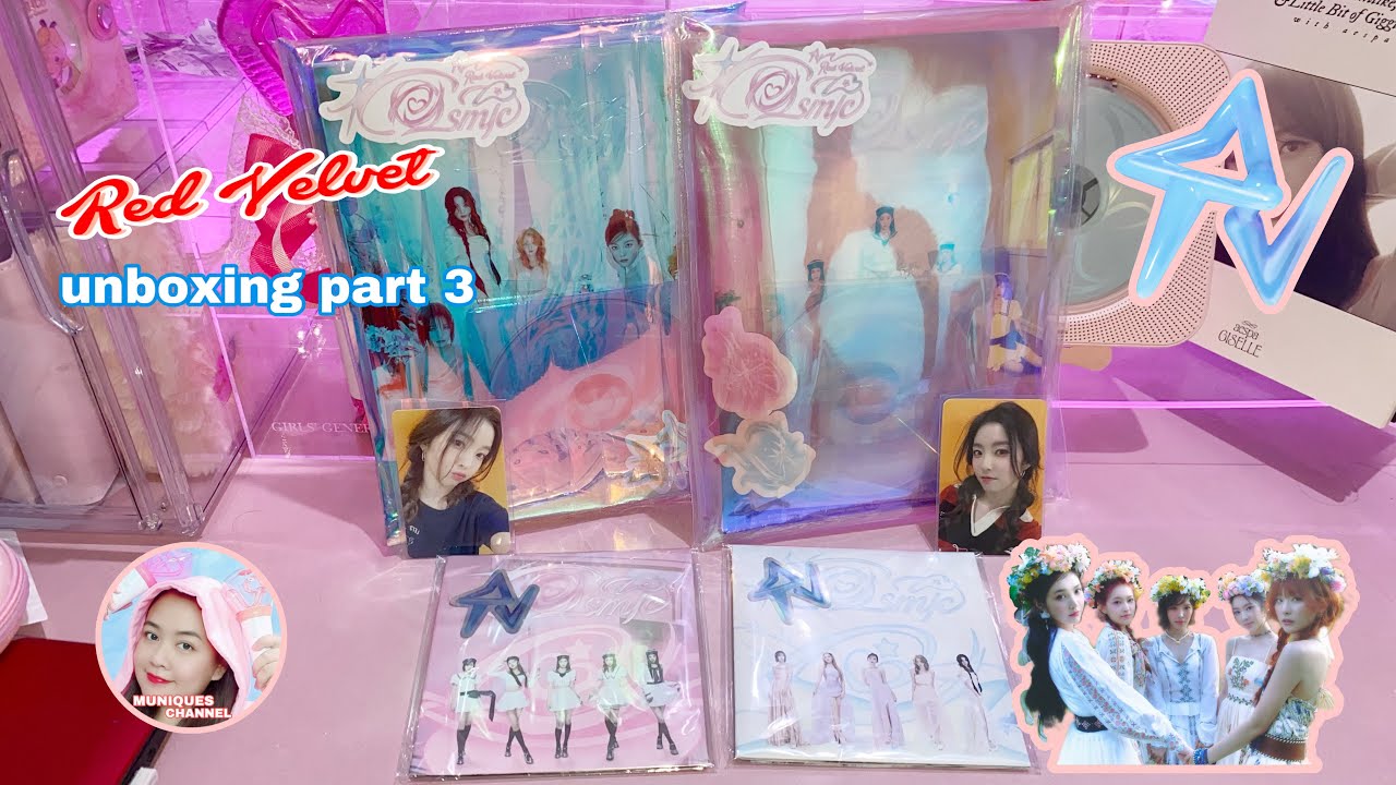 [Unboxing] Red Velvet 9th Mini Album Cosmic Photobook Version Hotel - Appmus Photocard (indonesia)