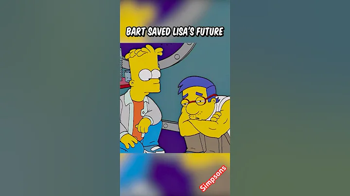Bart saved Lisa’s future #simpsons #funnysimpsons