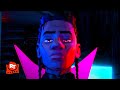 Spiderman across the spiderverse 2023  miles is the prowler crazy twist scene  movieclips
