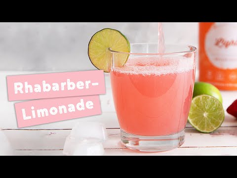 Video: Rhabarberlimonade - Schritt Für Schritt Rezept Mit Fotos