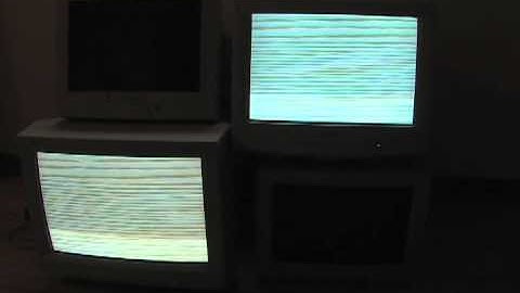 CRT Monitor Synth Experiment 03