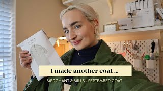 I made another coat! | GREEN OILSKIN SEPTEMBER COAT