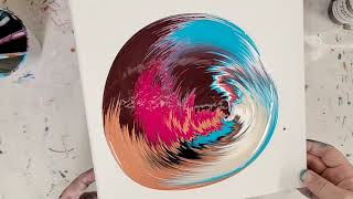 Fun Straight Acrylic Pour With A Split Cup