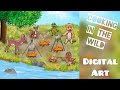 Drawing Cute Animal Characters / Digital Art / Procreate Drawing Time Lapse