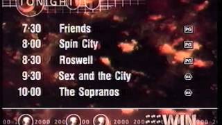 WIN Television Lineup & Ident (20.4.2000)
