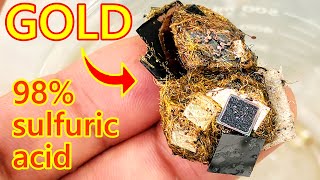 Gold Recovery from IC BGA Chips Using Sulfuric Acid – Safe & Effective Method! 💥💰