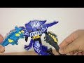 獣電戦隊キョウリュウジャー　第39話　スピノダイオーVSデスリュウジャー再戦！劇中シーンをミニプラで再現　前田動画