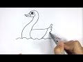 Panduan untuk Menggambar Binatang Dari 1-9 | Cara Menggambar Burung Selangkah Demi Selangkah | Tokek