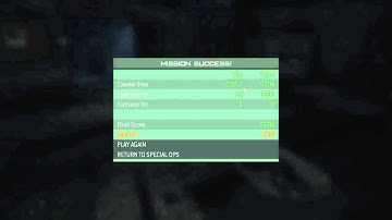 Modern Warfare 3 - Spec Ops World Record Stay Sharp 17.5 Seconds