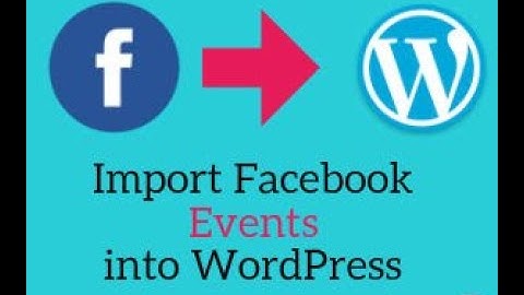 Import Facebook Events into The Event Calendar Using Import Social Event WordPress plugin