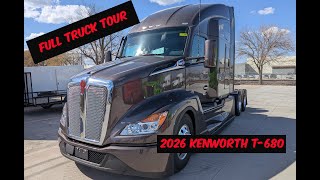 Full Tour Of My New Kenworth T680 - Pros And Cons