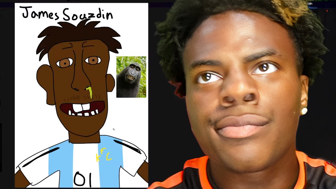 Реакция IShowSpeed ​​на его фан-арт *разочарована*