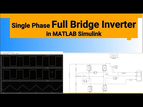 Full Bridge Inverter in MATLAB Simulink| Single Phase  | Step by Step Simulation