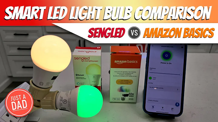 Amazon Basics vs Sengled Smart LED Light Bulb Comparison