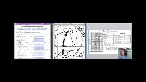 NRCS Time of Concentration  TR55 Worksheet