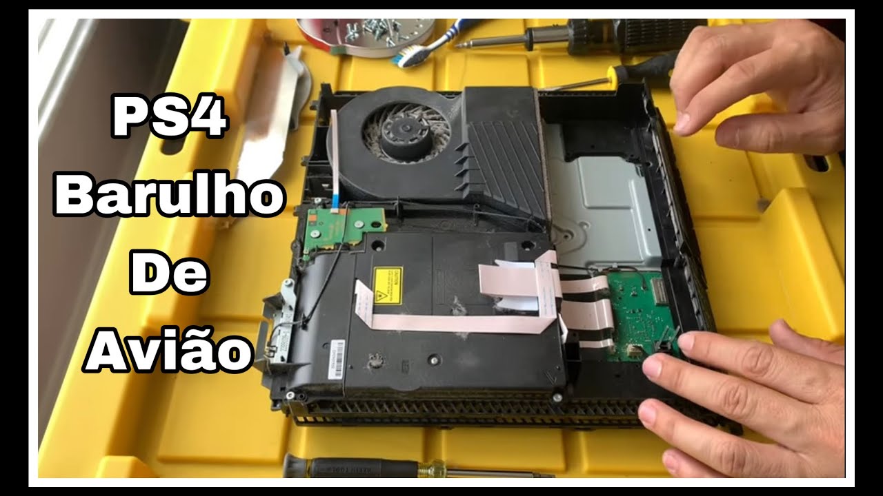 PS4 CUH 1215A: DESMONTAGEM, LIMPEZA E TROCA DE PASTA TÉRMICA