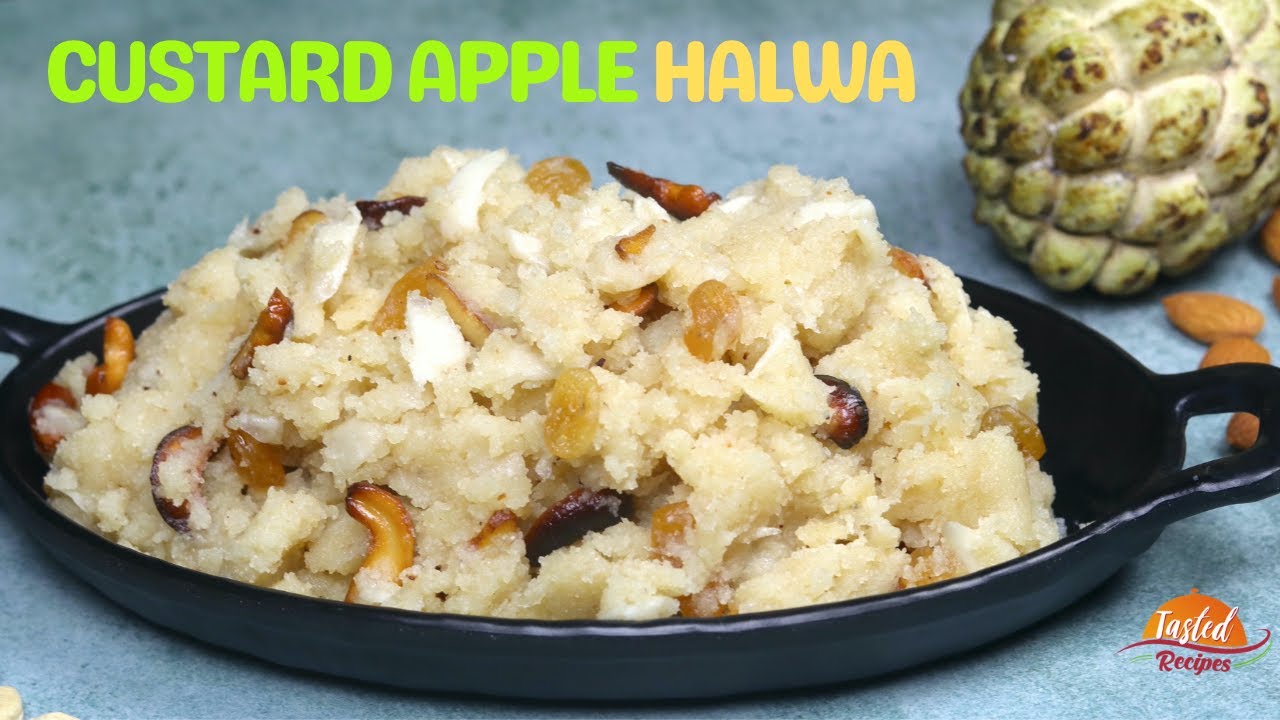 Custard Apple Halwa | सीताफल हलवा | Sitafal Halwa Recipe by TastedRecipes | Tasted Recipes