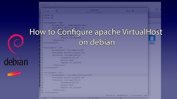 How to Configure Apache VirtualHost on debian