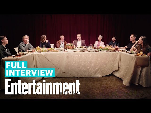 'Knives Out' Cast u0026 Director Roundtable: Chris Evans, Daniel Craig u0026 More | Entertainment Weekly class=