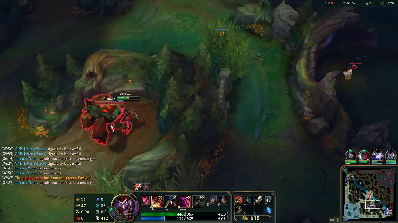 S10.18 Shaco VS Master YI JG - Slow Early Start - Hard to Catch Up ...