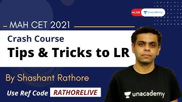 MAH CET 2021 Crash Course | Tips & Tricks to solve Logical Reasoning (LRDI) questions of MBA CET