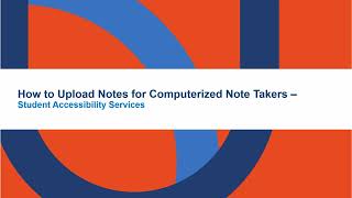 Full How to upload notes - Computerized Note Taking (CNT) News