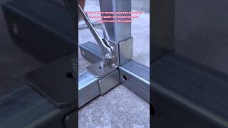 NO WELDING! 🤯 Easiest Way to Build Custom Frames with Square Pipe Clamps! #diy #tools #tips #tricks
