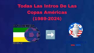 Todas Las Intros De Las Copas Américas (1989-2024) | SebasTanookiYT