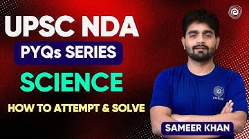 NDA Previous Year Question Paper With Solution | Science for NDA 2 2024 Exam | NDA Exam Preparation
