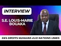 Interview  louismarie bouaka ancien reprsentant du hautcommissaire de lonu aux droits humains