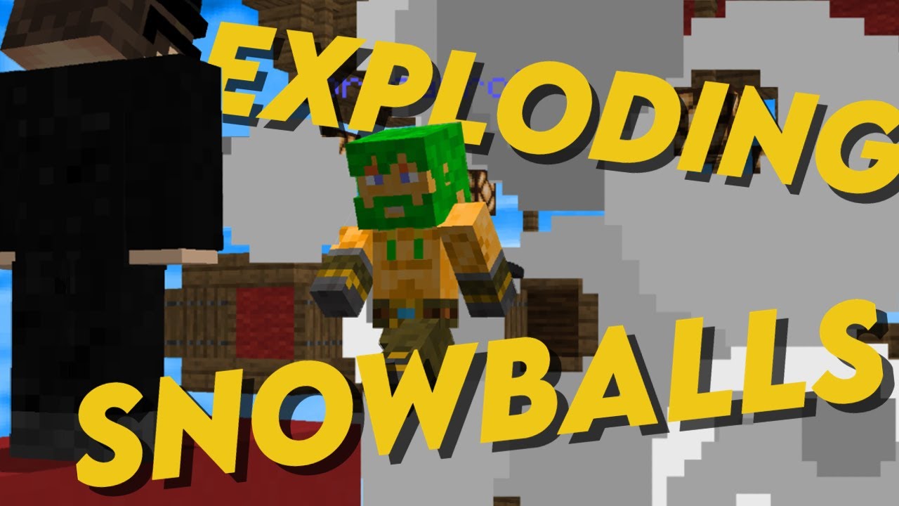 Custom Minecraft Minigame | Beacon Battle | Exploding Snowballs