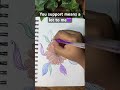 doodling flowers and leaf as beginners #art #arttherapy #drawing #flowers