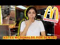 ENTRO con mi cámara A LA COCINA de McDonald&#39;s Y te muestro TODO 🍟😳  Hice un BIGMAC 🍔