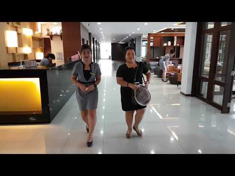 (The holiday resort) Check-in