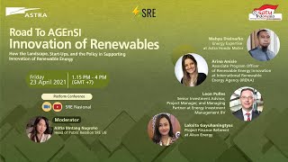 Innovation of renewables: how the landscape, start-ups, and policy in
supporting r
